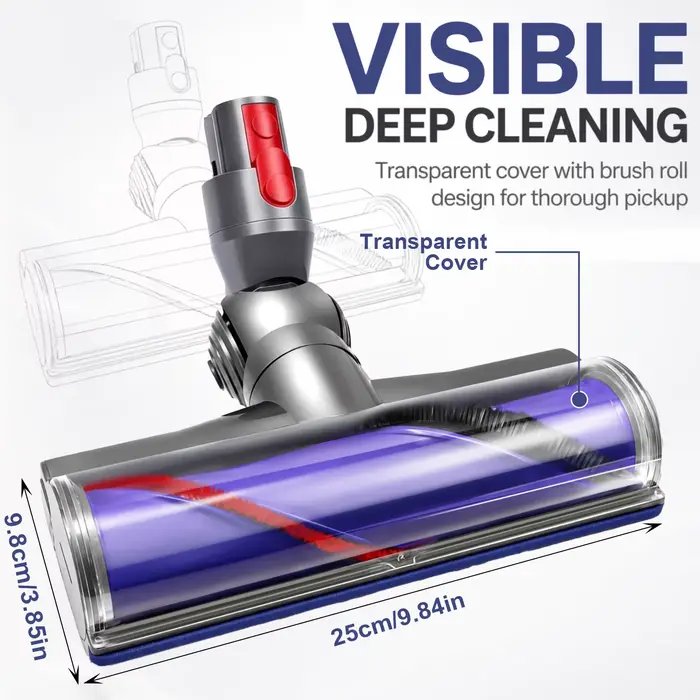 Tête de brosse à entraînement direct pour aspirateur Dyson V7 V8 V10 V11 V15