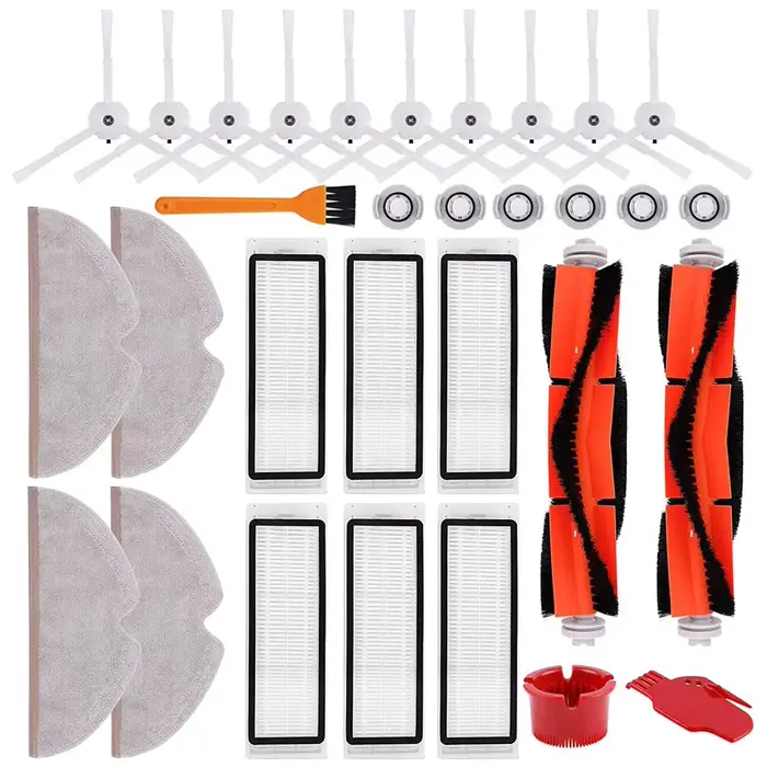 Kit d'accessoires pour aspirateur robot Xiaomi Roborock S6 Maxv S6 Pure S6 E4 S5 S5 Max E35 E25 E20 S50 S51