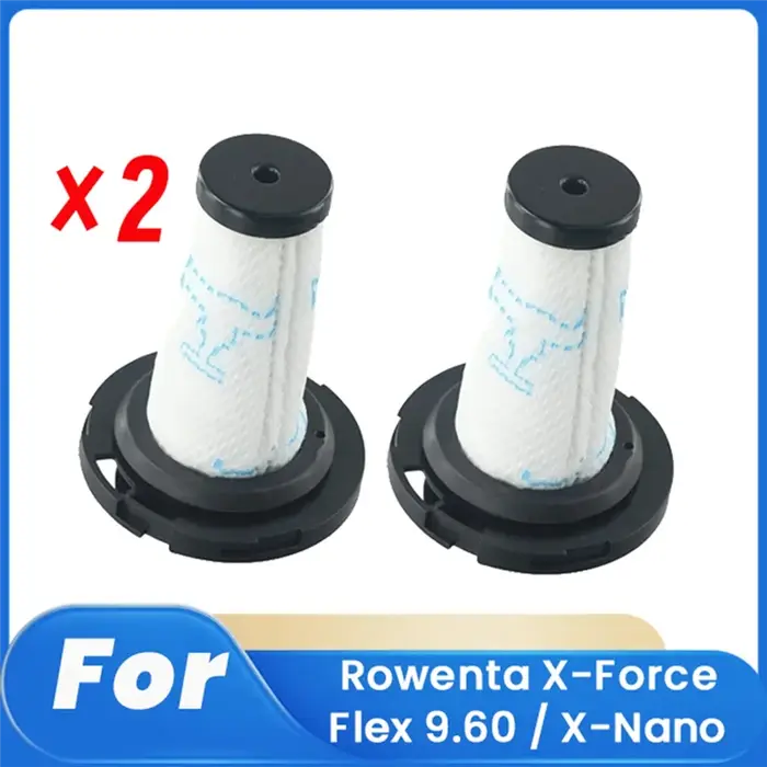 2 pièces ZR009010 filtre pour Rowenta x-force Flex 9.60/x-nano