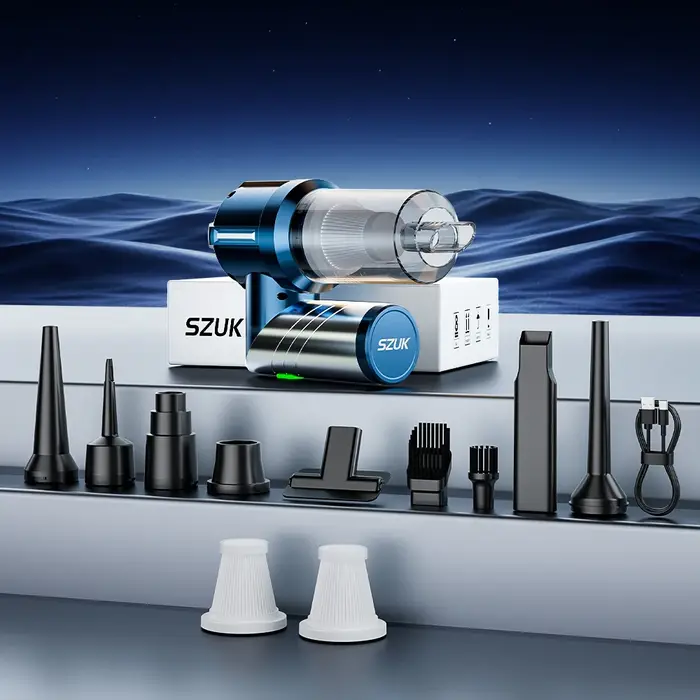 SZUK C013MAX puissant aspirateur de voiture Mini