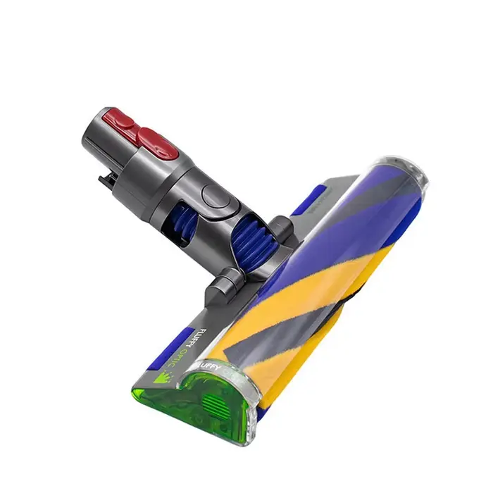 Compatible avec l'aspirateur Dyson V12 Detect Slim/V10 Slim avec tête de brosse à rouleau souple et 