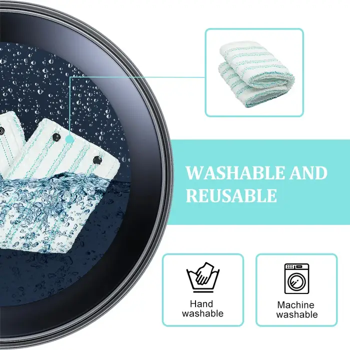 Tampons plats de vadrouille pour Leifheit Clean Twist XL MicroDuo, tampon de nettoyage sec et humide