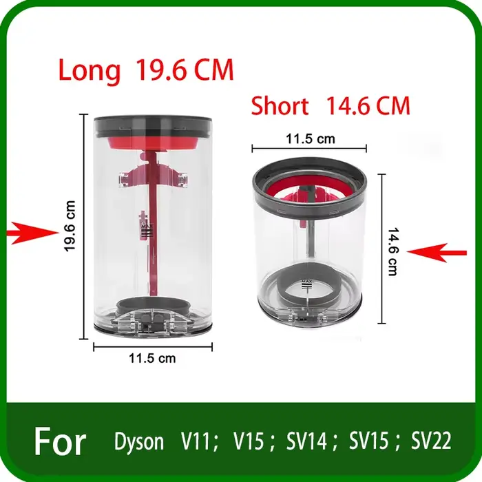 Poubelle à poussière pour aspirateur Dyson V11 V15 SV14 SV15 SV22