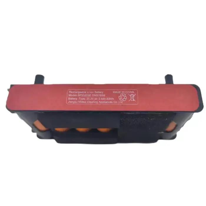 Batterie 100% originale 25.2V 2500mAh pour aspirateur sans fil Midea BP25225E BP25220G P6/P6 Snow/P6 Master/P91/P91