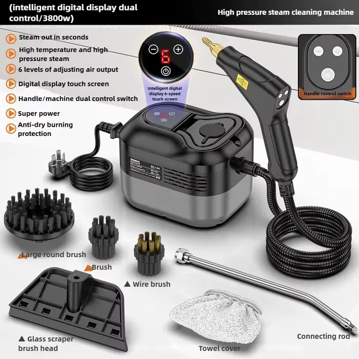 Nettoyeur à vapeur domestique haute pression 2500W
