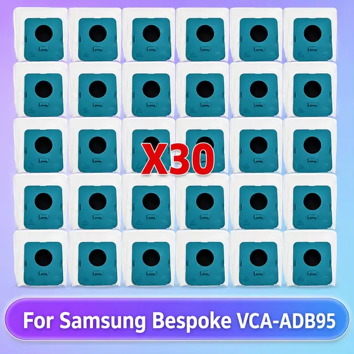 Sac à poussière compatible avec Samsung Bespoke VCA-ADB95 VS20A95923W VCA-ADB95A DJ67-00906A Pièces d’aspirateur Accessoires de remplacement