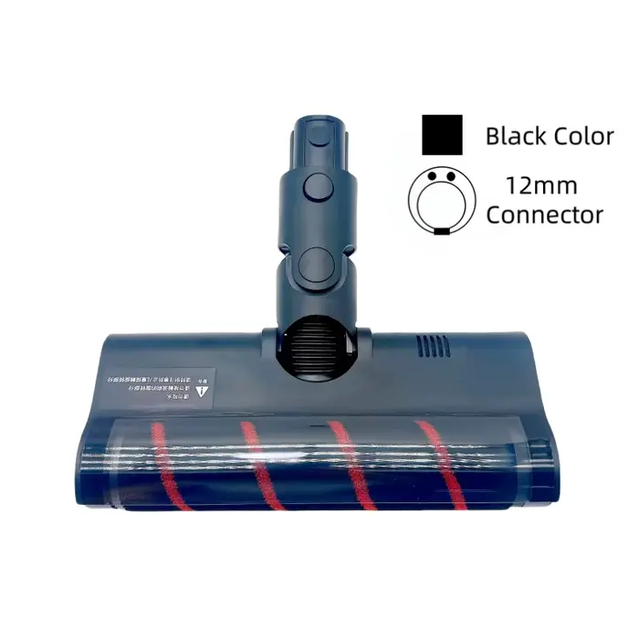 Tête de brosse électrique originale en velours doux, noire, pour aspirateur à main sans fil Dreame V