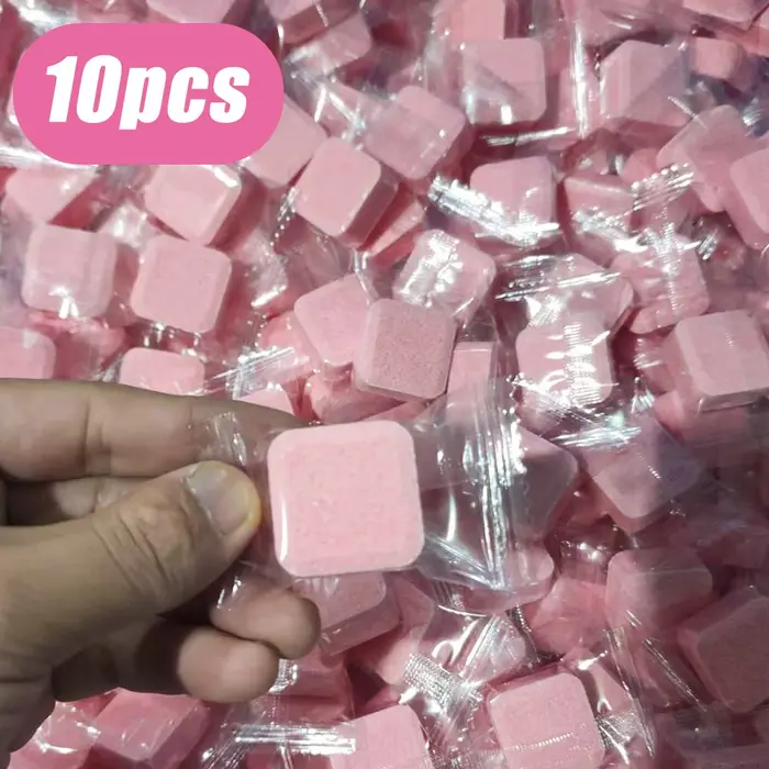Tablettes effervescentes pour le nettoyage des toilettes