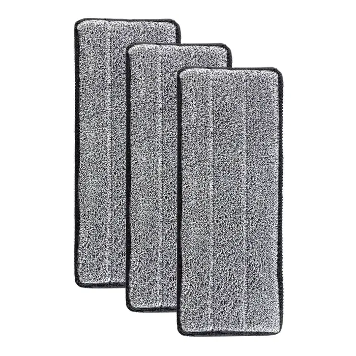 Tampon de vadrouille en microfibre de remplacement, 3 à 20 pièces, vadrouille lavable en microfibre,