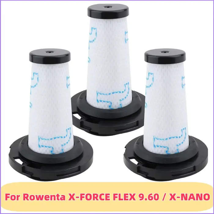 Pré-filtre réutilisable pour Rowenta x-force Flex 9.60 Aqua Allergy Animal/x-nano