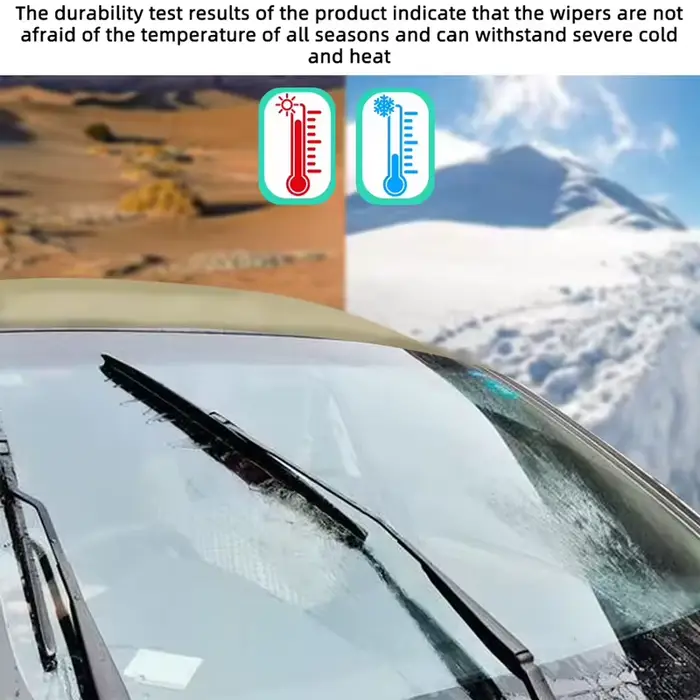Balais d'essuie-glace avant LHD pour Tesla Model 3 2017-2026 – Nettoyage de pare-brise et vitres de voiture – Brosse anti-pluie 26"+19"