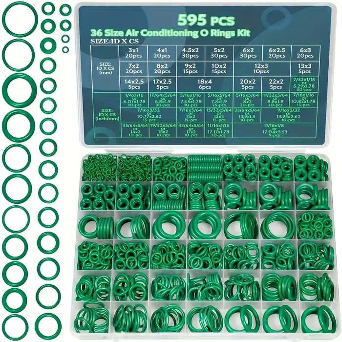Kit d'assortiment de joints toriques pour climatisation