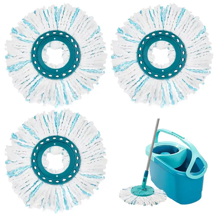 Tête de vadrouille de rechange pour Leifheit Clean Twist Disc Mop/Ergo