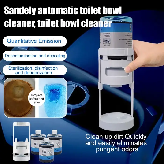 Désodorisant et nettoyeur de cuvette de toilette à haute efficacité, désinfectant domestique, désodorisant et détartrage