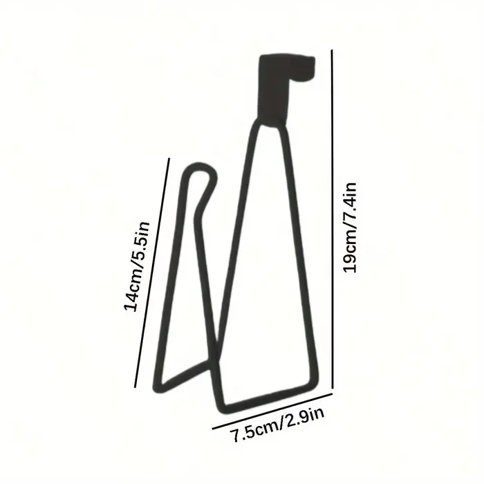 Porte-papier hygiénique avec finition peinte, support mural, facile à installer, conception sans per