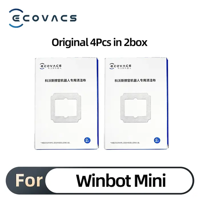 Chiffon de nettoyage pour robot aspirateur de fenêtres ECOVACS Winbot Mini