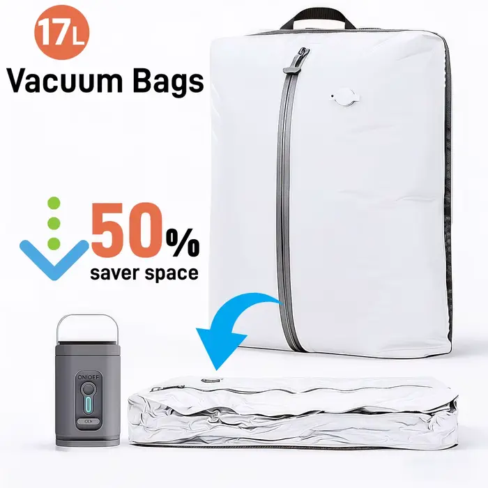 Sacs de compression sous vide 17L pour le voyage
