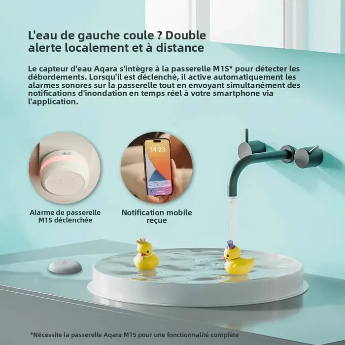 Aqara détecteur de fuite d'eau capteur ZigBee