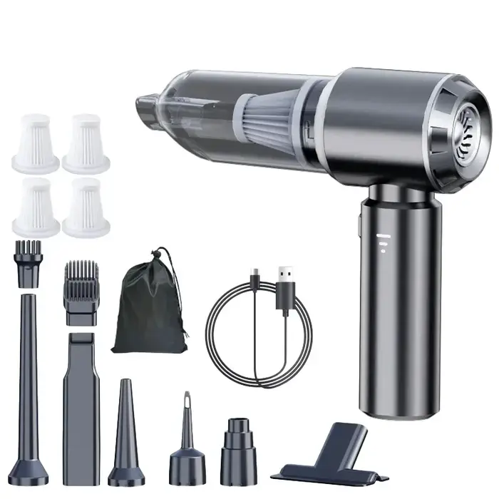 Aspirateur de voiture portable haute puissance, moteur sans balais sans fil, dépoussiéreur d'air injuste, machine de livres, appareil ménager, déterminer