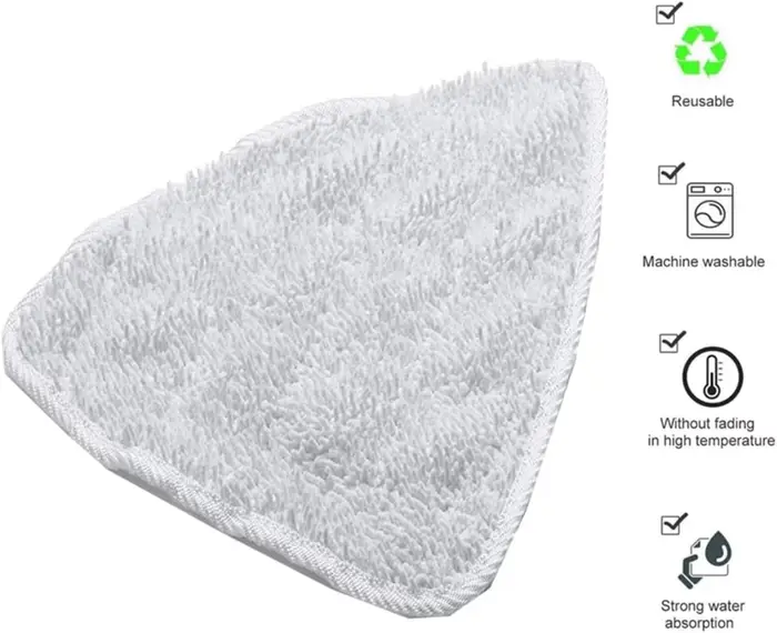 Vileda-Serpillière à Vapeur en Microcarence Lavable et Réutilisable