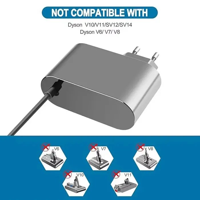 Chargeur d'aspirateur 16.75V/24.35V 0,348a, pour Dyson DC30 DC31 DC34 DC35 DC44 DC45 DC56 DC57, adaptateurs d'alimentation 7.4x5.0mm