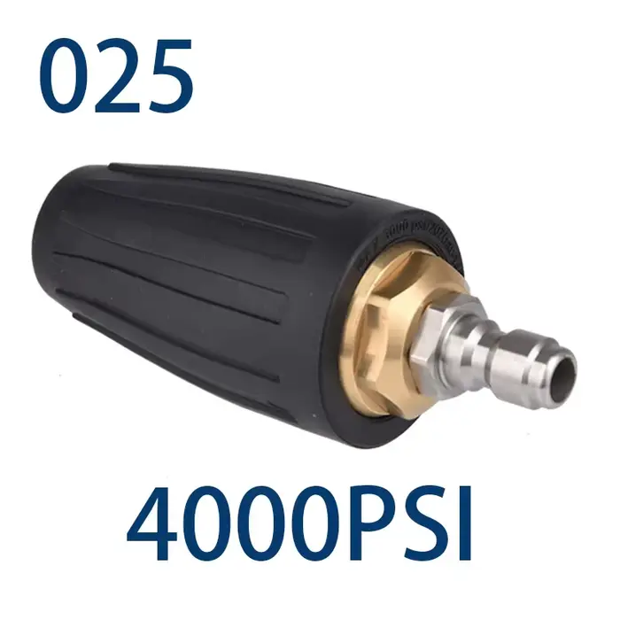 Pulvérisateur à buse turbo rotative à 360 °, 1/4 ", rapide, allergique, 4000 PSI, nettoyeur haute pr