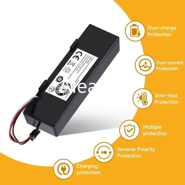 STYTJ02YM batterie 14.8V 12800mAh pour aspirateur Xiaomi Mijia LDS, Mi Robot aspirateur-vadrouille P, Mi Robot aspirateur-vadrouille 2S/Haier JX37