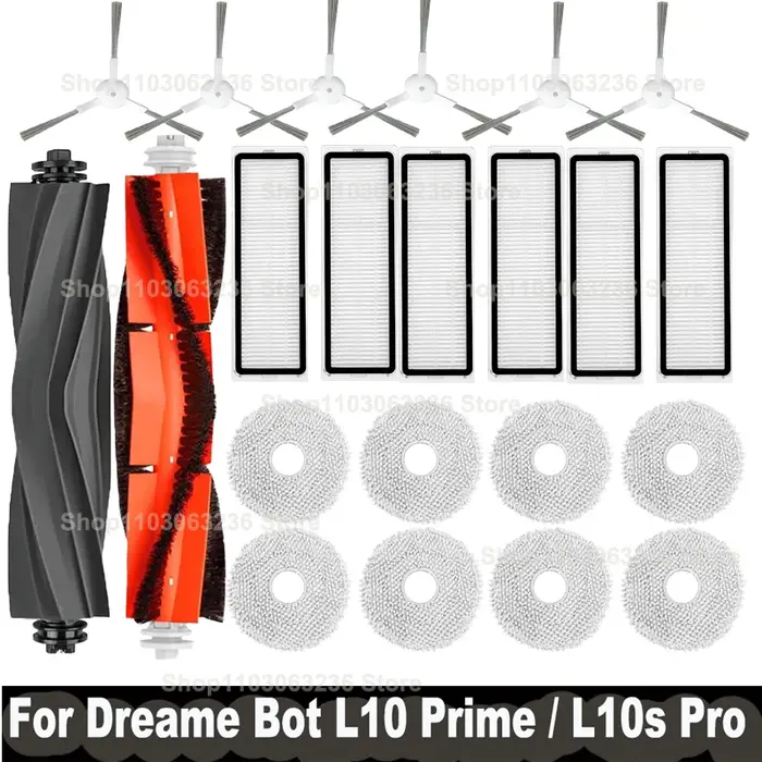 Dreame Bot L10 Prime / L10s Pro-Brosse Latérale à Rouleau Principal