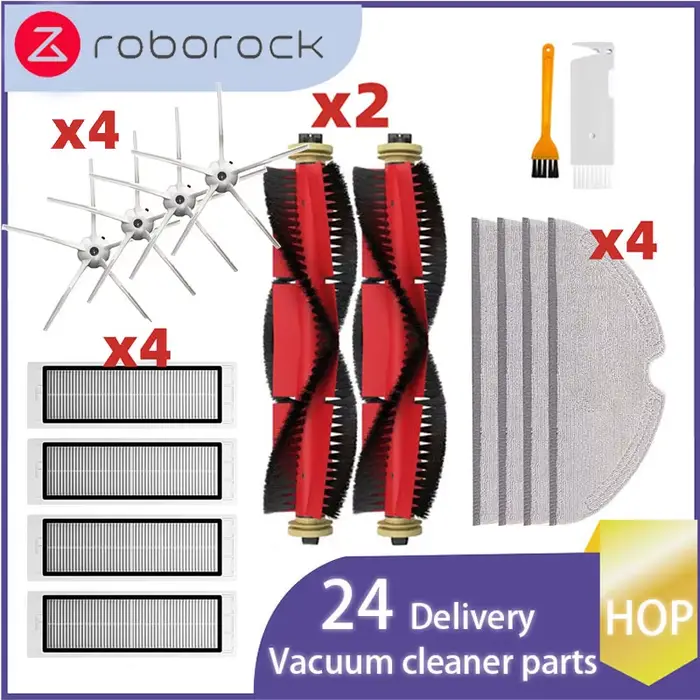 Pièces de rechange pour aspirateur Robot Xiaomi Roborock S5 Max S50 S55 S5 S6 S6 MaxV S6 Pure E4 E5,