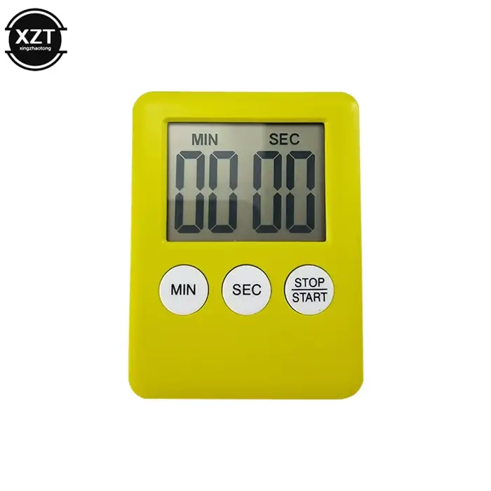 Minuterie de cuisine magnétique numérique cuisson cuisson LCD compte à rebours alarme forte compte à