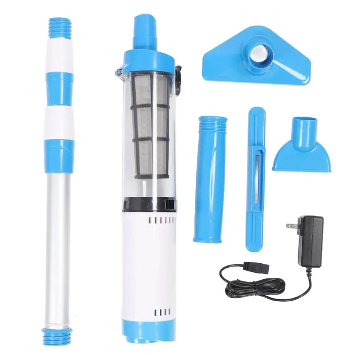 Aspirateur de piscine 3 en 1, nettoyeur de piscine polyvalent, efficace, rechargeable, nettoyage rap