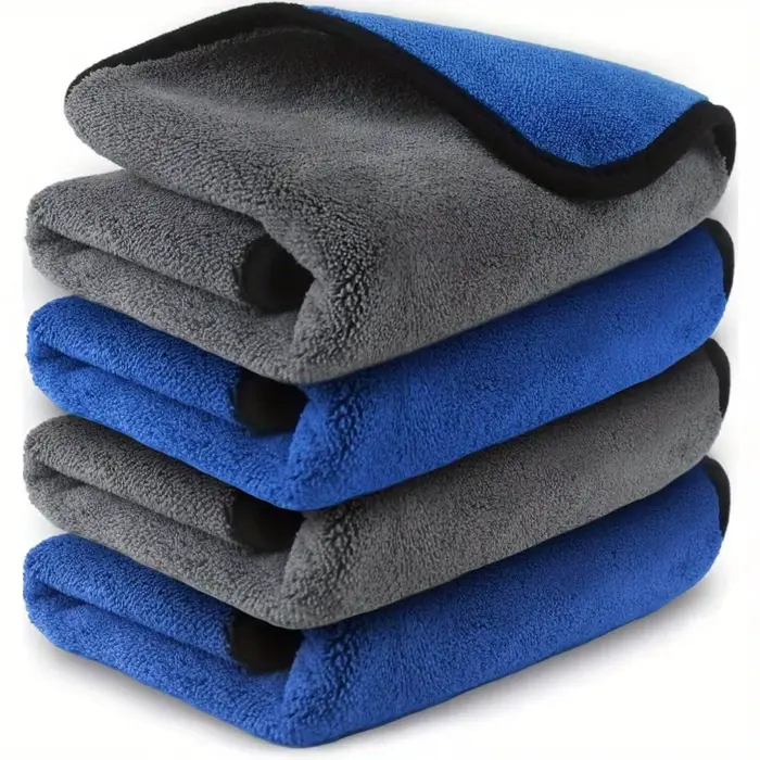 Serviettes de nettoyage de voiture en microfibre ultra-épaisses 30×30 cm