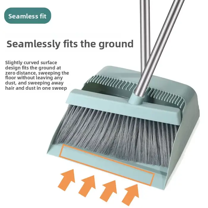 Ensemble de balais pour usage domestique avec trois pièces : brosse rotative