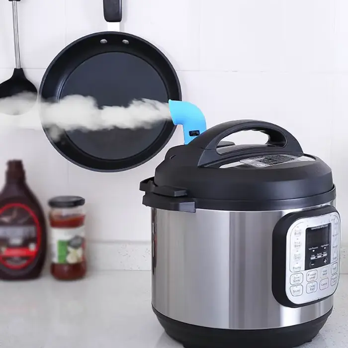 Accessoires de valve de décharge de vapeur rotative à 360° en silicone pour autocuiseur