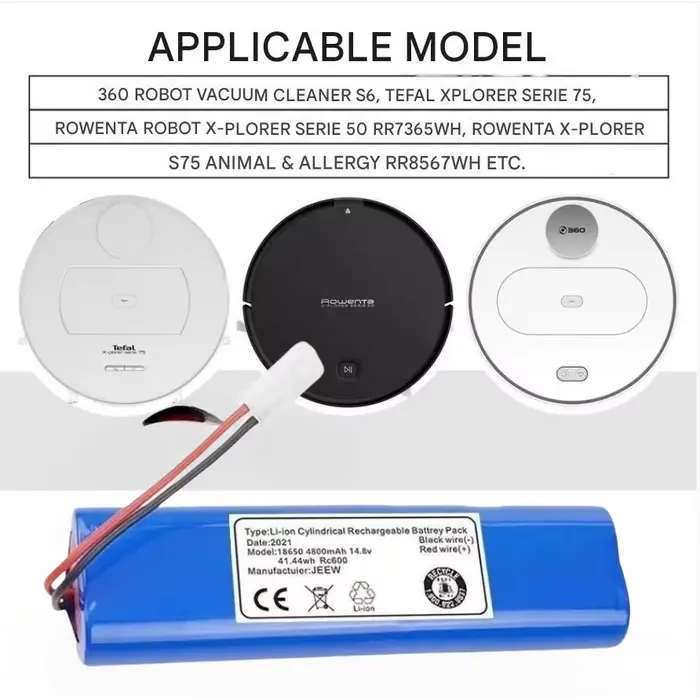 Batterie pour aspirateur Robot Rowenta x-plorer 75