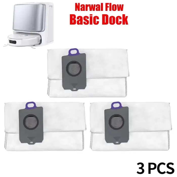 Accessoires pour aspirateur Narwal Flow Basic, brosses latérales principales, tissus de vadrouille,