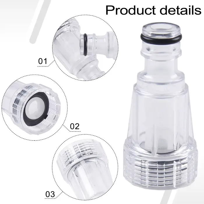 5 pièces voiture propre Machine filtre à eau 175 PSI nettoyeur haute pression connexion pour Karcher série K2-K7