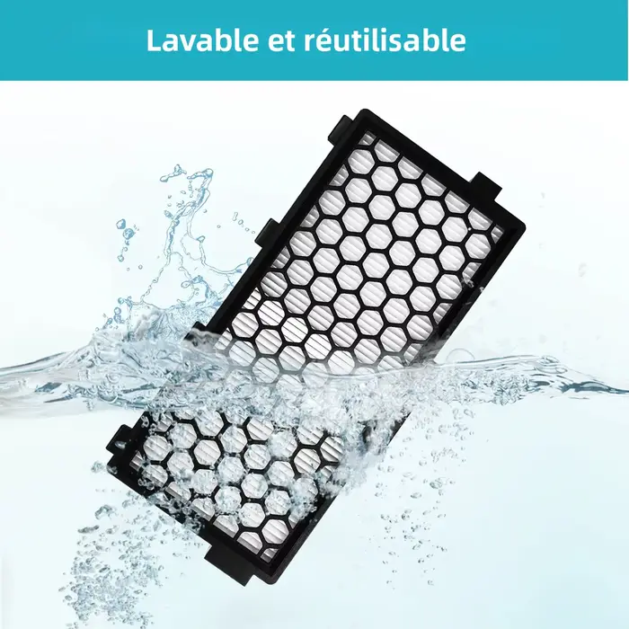Filtre HEPA et sacs à poussière de remplacement compatibles avec les aspirateurs Miele Guard séries M1