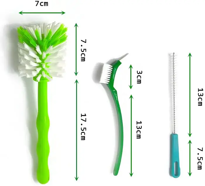 Lame couteau nettoyant bol Pot outil de lavage nettoyage brosse à récurer idéal pour Thermomix TM5 TM6 TM31 TM7 mélangeur Monsieur Cuisine