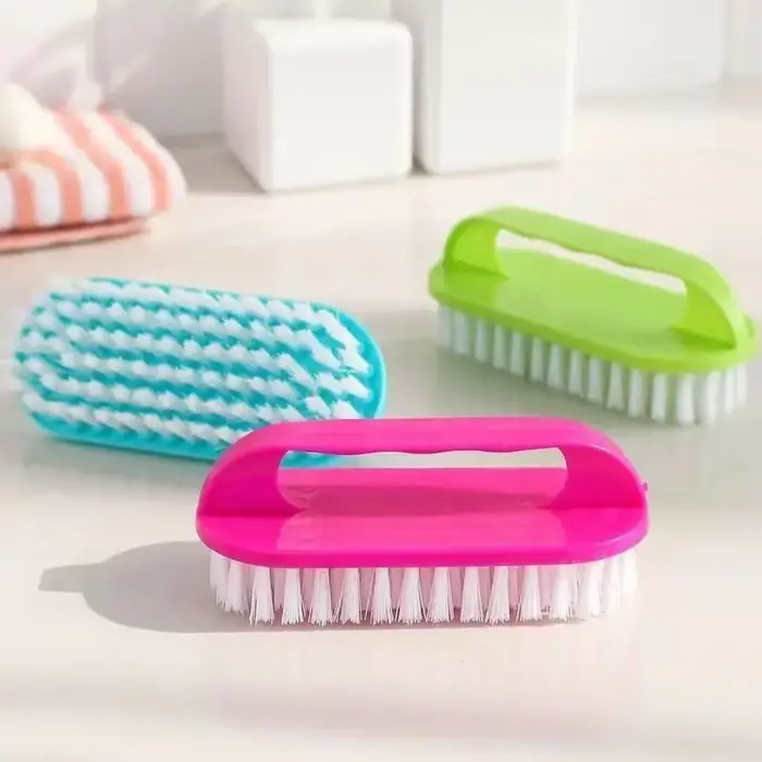 Brosse de nettoyage aléatoire à poils doux pour le linge, les vêtements et les chaussures, brosse po