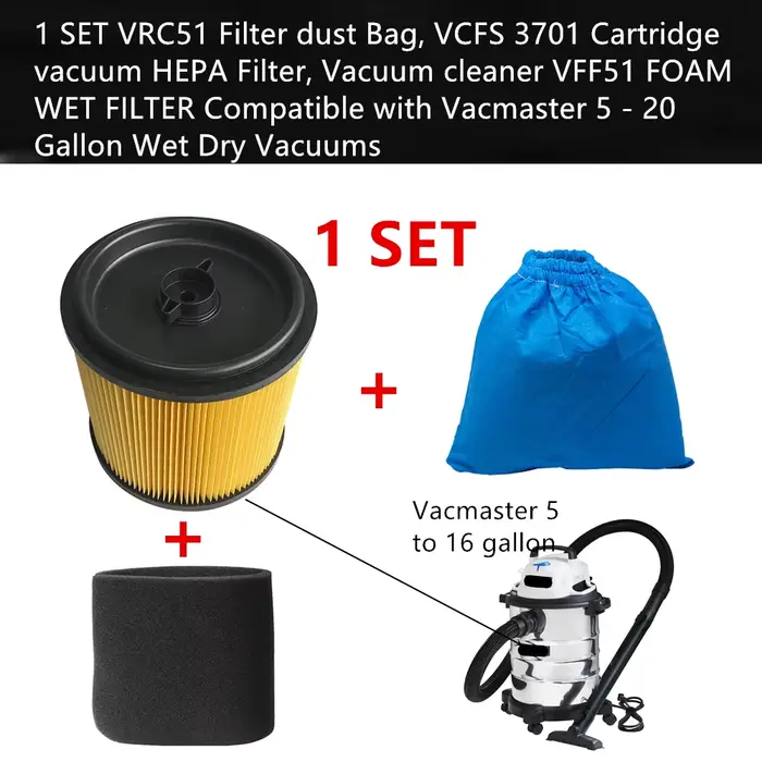 Sac à poussière filtrant VRC51