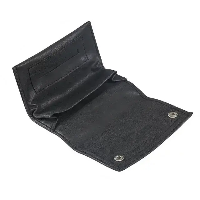 Organisateur d'accessoires pour fumer tout-en-un : pochette à tabac multifonctionnelle en cuir PU avec porte-papier et sac de rangement