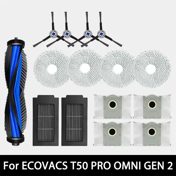 Pièces détachées pour robot aspirateur ECOVACS T50 PRO OMNI GEN 2 : brosses latérales principales