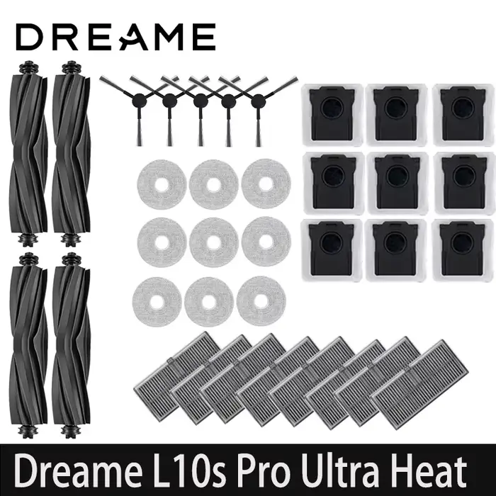 Accessoires pour aspirateur robot Dreame L10s Pro Ultra Heat / X30