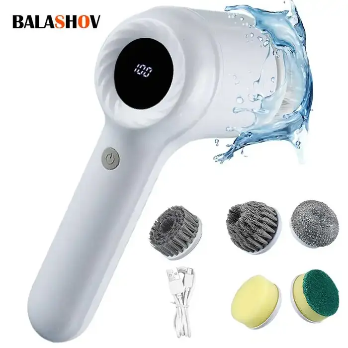 Brosse de nettoyage rotative électrique USB