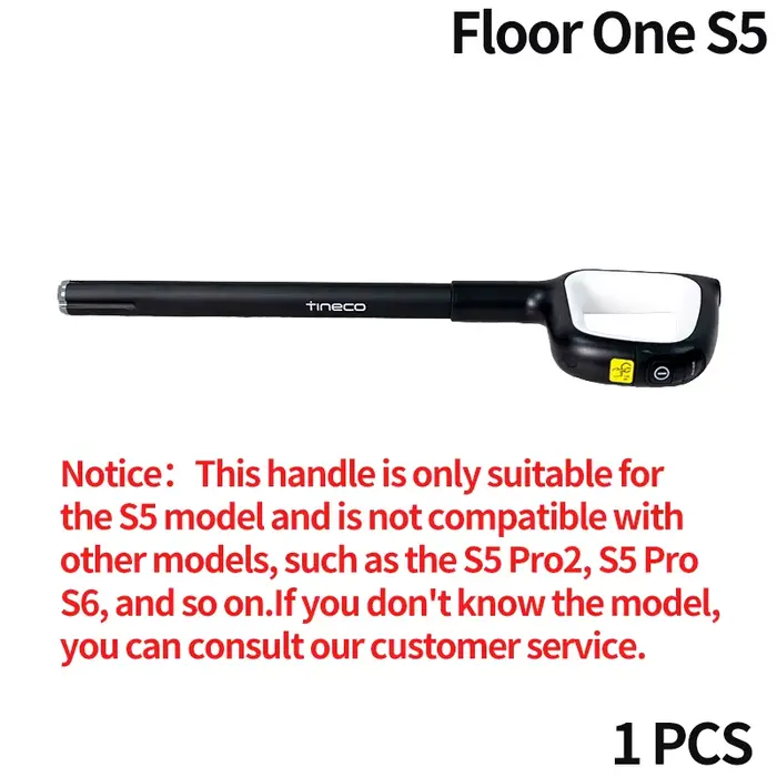 Poignée pour aspirateur sec et humide sans fil Tineco Floor ONE S5, brosse à rouleau, filtre de tête