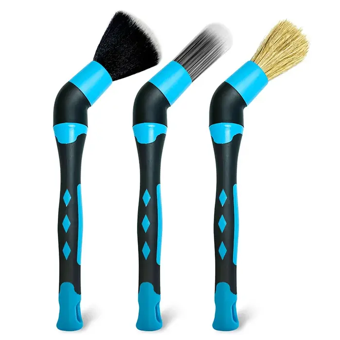 Ensemble de brosses de nettoyage de détails de voiture professionnelles