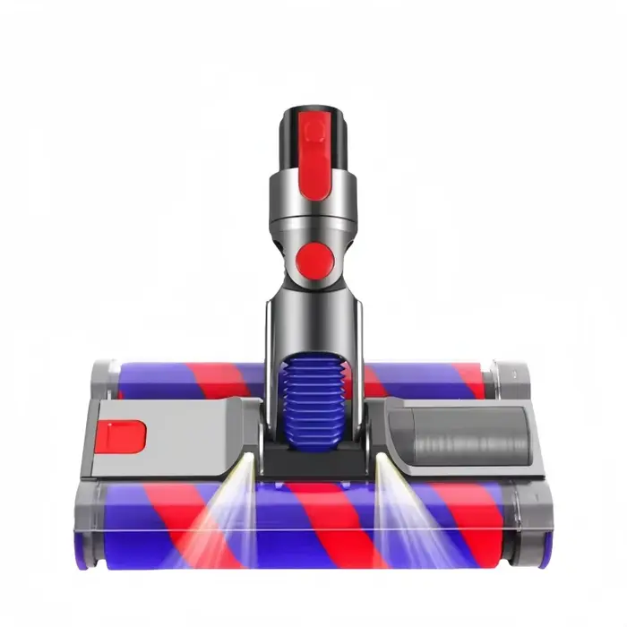 Tête de nettoyage à double brosse à rouleaux souples pour aspirateur Dyson séries V7