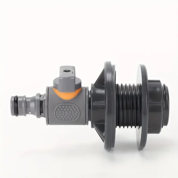 Adaptateur de baril d'eau en PVC/IBC, adaptateur de réservoir d'eau Durable avec Valve, Kit de conne