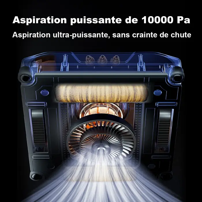 Robot lave-vitres Liectroux S9, 2 brosses rotatives, pulvérisation pompe 6 buses, moteur sans balais, aspiration 10000Pa, 4 brosses d’angle,vitres sans cadre, 8 microrupteurs, appli & télécommande, al